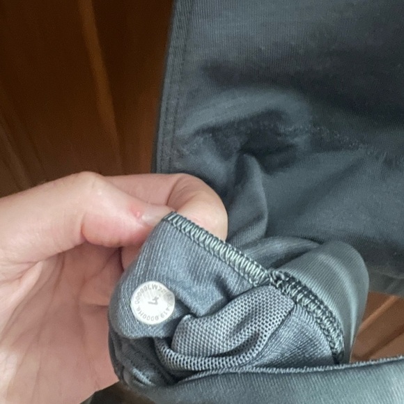 Lululemon Athletica Grey/Blue Strappy Sports Bra - Picture 3 of 3